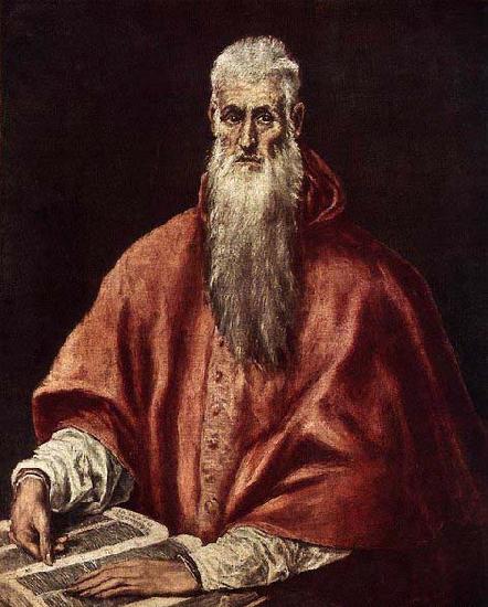 El Greco St Jerome as Cardinal China oil painting art
